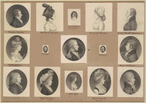サン・メマン肖像画コレクション、グループ50 作： Charles B. J. Févret de Saint Mémin