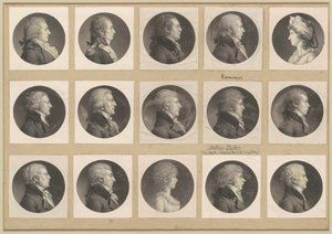 サン・メマン肖像画コレクション、グループ53 作： Charles B. J. Févret de Saint Mémin