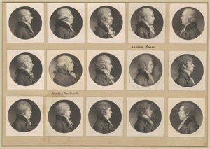 サン・メマン肖像画コレクション、グループ54 作： Charles B. J. Févret de Saint Mémin