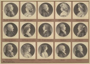 サン・メマン肖像画コレクション、グループ5 作： Charles B. J. Févret de Saint Mémin