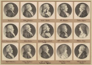 サン・メマン肖像画コレクション、グループ7 作： Charles B. J. Févret de Saint Mémin