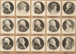サン・メマン肖像画コレクション、グループ9 作： Charles B. J. Févret de Saint Mémin