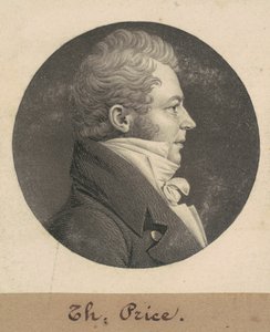 トーマス・プライス 作： Charles B. J. Févret de Saint Mémin
