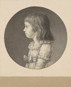 正体不明の少女 作： Charles B. J. Févret de Saint Mémin