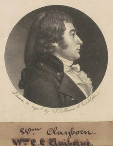 ウィリアム・チャールズ・コール・クレイボーン 作： Charles B. J. Févret de Saint Mémin