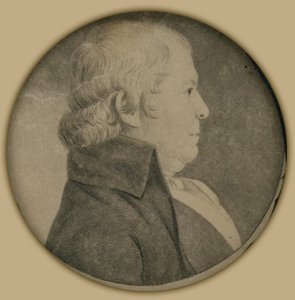 ポールリビアジュニアの肖像 作： Charles Balthazar Julien Févret de Saint-Mémin