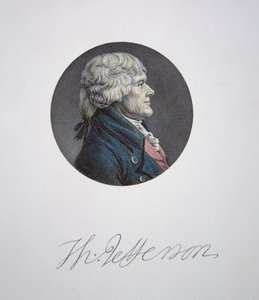 トーマス・ジェファーソン（1743-1826）（カラー図版