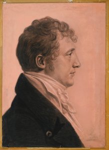 ジェームズアレクサンダーフルトン山エリン、1808年頃（木炭、白いチョーク、パステルクレヨン、紙の上に紙のクレヨン） 作： Charles Balthazar Julien Févret de Saint Mémin