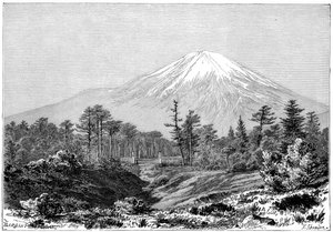 富士山、日本、1895年。