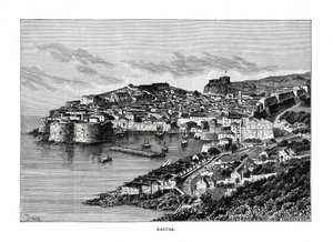 ラグーザ、シチリア島、イタリア、1879 作： Charles Barbant