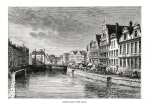 コーンキー、ゲント、フランダース、ベルギー、1879 作： Charles Barbant