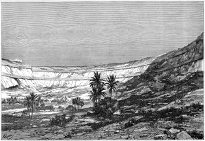 Kasr-el-jebel Cirque、シリア、c1890 作： Charles Barbant