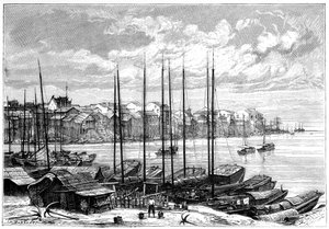 中国武漢、1895年。 作： Charles Barbant