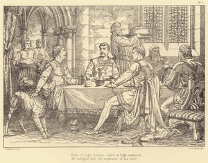 ララのイラスト、バイロン卿の物語 (彫刻) 作： Charles Bell Birch