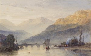 ライン川上流にて 作： Charles Bentley