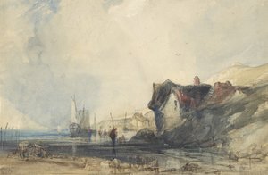 ディールの海岸の眺め、カリフォルニア州。 1846年。