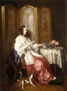 チョコレートのカップ、1844 作： Charles Beranger