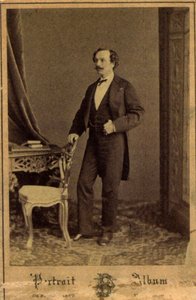 Marius Petipa、ロシアのバレエダンサーおよび振付家、c1855 作： Charles Bergamasco