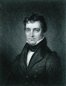 ジョサイア・ストッダード・ジョンソン（1784-1833）James Barton Longacre（1794-1869）（エングレービング） 作： Charles Bird (after) King