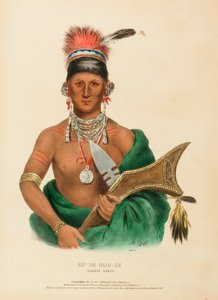 AP-PA-NOO-SE.北米インディアン部族史より「SAUKIE CHIEF 作： チャールズバードキング