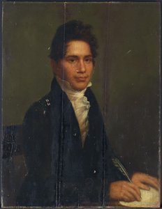 ジョンリッジ、チェロキーチーフ、1825年 作： Charles Bird King