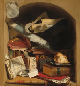 貧しい芸術家の食器棚、c。 1815年。 作： Charles Bird King