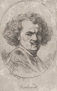 レンブラントの肖像、1859 年。 作： Charles Blanc