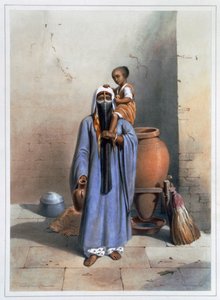 フェラの女性と子供、1848年 作： Charles Bour