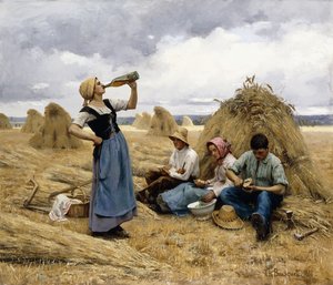 収穫者の昼食 作： Charles Bousquet