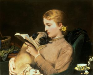 ブロンドとブルネット 作： Charles Burton Barber