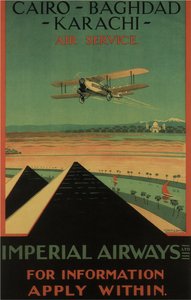 インペリアル・エアウェイズ、1926年 作： Charles C. Dickson