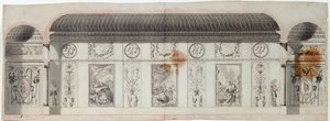 エカテリーナ宮殿、ツァールスコエセロー、ロシア、1780年代のインテリアデザイン