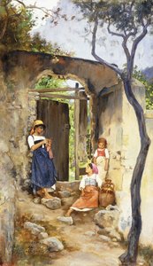 庭の扉、1906-1907 作： Charles Caryl Coleman