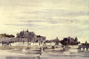 アンボワーズ、フランスのビュー 作： Charles Claude Pyne