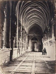 [王家の聖ヨハネ教会の回廊、トレド、スペイン], ca. 1858年。 作： Charles Clifford