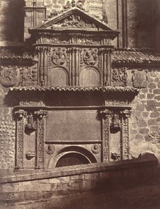 聖霊修道院の門、サラマンカ、1853 年。 作： Charles Clifford