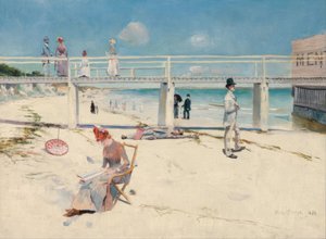 Mentoneでの休暇 作： Charles Edward Conder