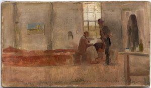 印象派のキャンプ 作： Charles Edward Conder