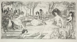 ギタリスト。 作： Charles Edward Conder