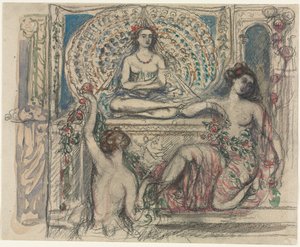 孔雀の玉座 作： Charles Edward Conder