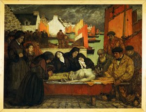 海の国痛み（キャンバスペインティング） 作： Charles Cottet