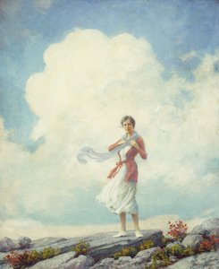 サミットで 作： Charles Courtney Curran