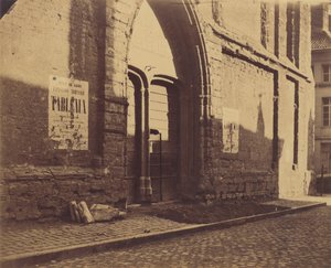 [Predikheevenkerk の出入り口、ゲント、ベルギー]、約。 1858年。 作： Charles D