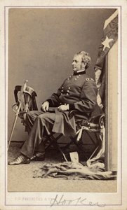 ジョセフ・フッカー将軍（1865年頃1865年（写真） 作： チャールズDフレドリックス