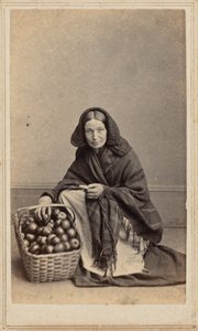 女性の肖像,c.1860年（写真） 作： チャールズDフレドリックス