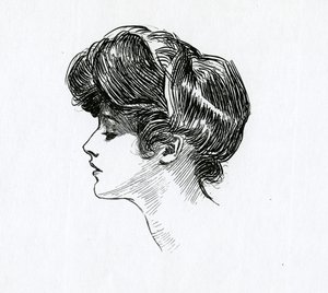 ギブソンの少女、1902年頃 作： Charles Dana Gibson