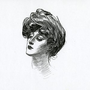 ギブソンの少女、1902年頃 作： Charles Dana Gibson