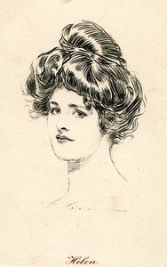 ギブソンの少女ヘレン、1900年頃 作： Charles Dana Gibson
