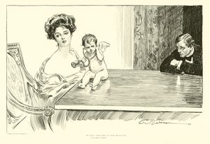 何も聞こえない 作： Charles Dana Gibson