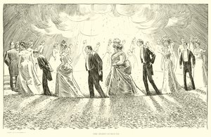 社会のはしごのイラスト 作： Charles Dana Gibson